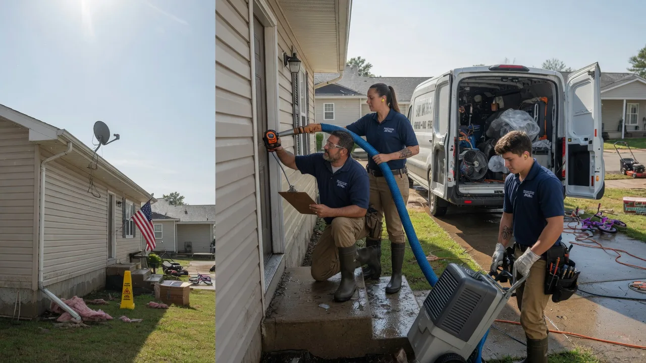 Ceiling Water Damage Restoration in Scales Mound, IL near me